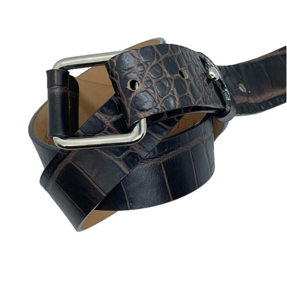 HAROLD’S Brown Leather Belt Size Small - Picture 1 of 10